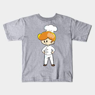 chef cartoon character  drawing Kids T-Shirt